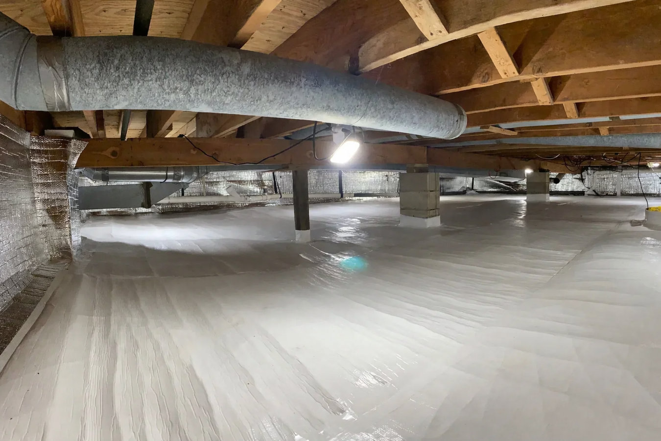 Crawl space insulation